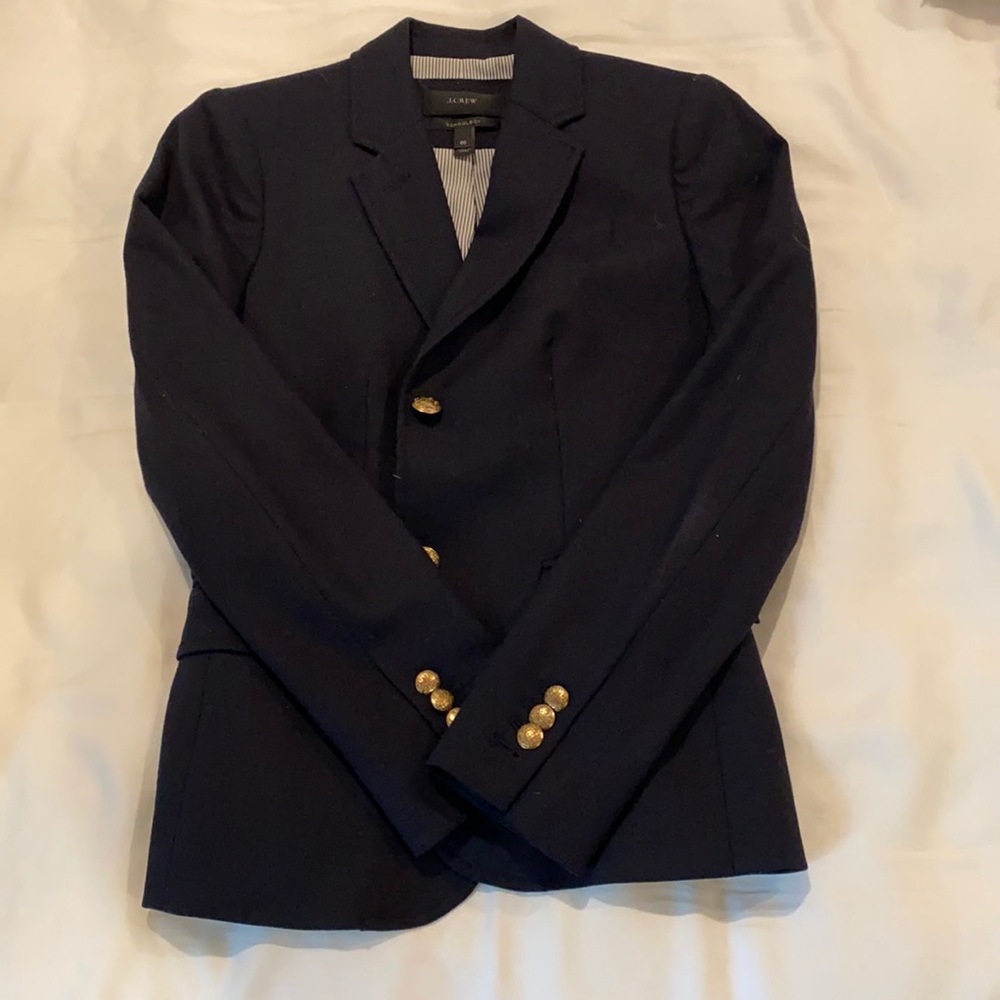 Navy jcrew schoolboy blazer sz 00